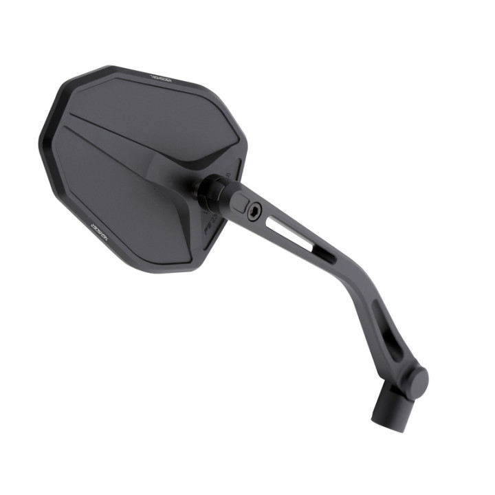 Rétroviseur de guidon Highsider pro Victory-Slim – noir mat – la paire