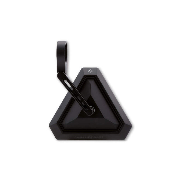 Rétroviseur d'embout de guidon Highsider pro Tetra court - noir - l'unité