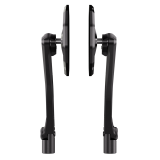 Rétroviseur de guidon Highsider pro Victory-Slim – noir mat – la paire