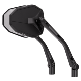 Rétroviseur de guidon Highsider pro Victory-Slim – noir mat – la paire