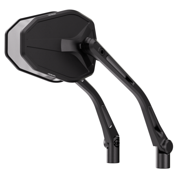 Rétroviseur de guidon Highsider pro Victory-Slim – noir mat – la paire