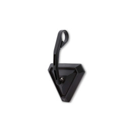 Rétroviseur d'embout de guidon Highsider pro Tetra long - noir - l'unité