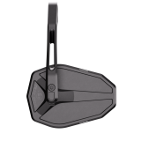 Rétroviseur d'embout de guidon Highsider pro Victory-Slim long – noir mat – à l'unité