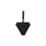 Rétroviseur d'embout de guidon Highsider pro Tetra long - noir - l'unité