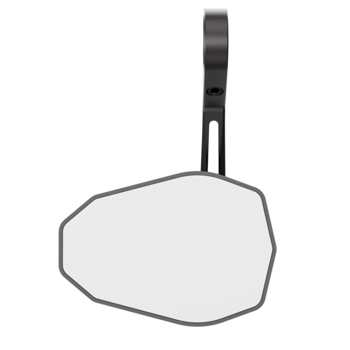Rétroviseur d'embout de guidon Highsider pro Victory-Slim long – noir mat – à l'unité