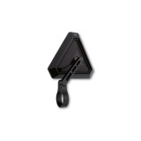Rétroviseur d'embout de guidon Highsider pro Tetra court - noir - l'unité