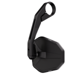 Rétroviseur d'embout de guidon Highsider pro Victory-Slim long – noir mat – à l'unité