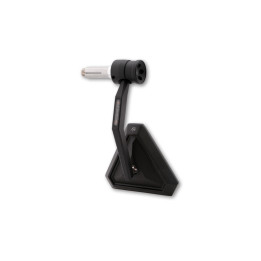 Rétroviseur d'embout de guidon Highsider pro Tetra avec clignotant LED - noir - l'unité
