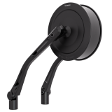 Rétroviseur de guidon Highsider pro Montana-Slim – noir mat – la paire