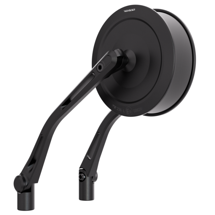 Rétroviseur de guidon Highsider pro Montana-Slim – noir mat – la paire