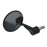 Rétroviseur d'embout de guidon Highsider smart Circula-S Force-Evo – noir – à l'unité