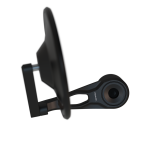Rétroviseur d'embout de guidon Highsider smart Circula-S Force-Evo – noir – à l'unité