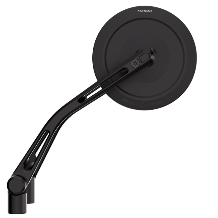 Rétroviseur de guidon Highsider pro Montana-Slim – noir mat – la paire