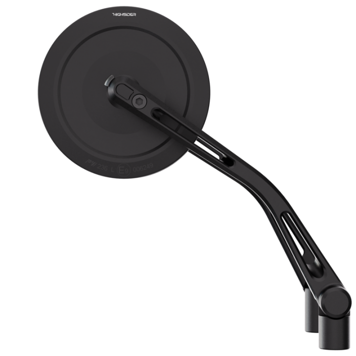 Rétroviseur de guidon Highsider pro Montana-Slim – noir mat – la paire