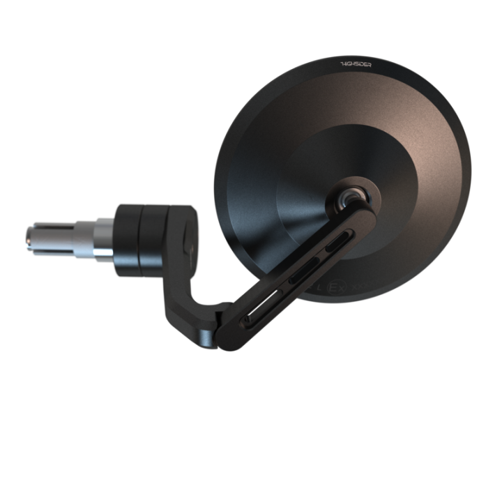 Rétroviseur d'embout de guidon Highsider pro Montana-BLAST Force-Evo – noir – à l'unité