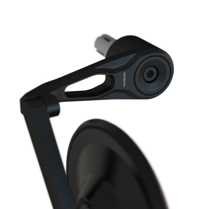 Rétroviseur d'embout de guidon Highsider smart Circula-S Force-Evo – noir – à l'unité