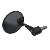 Rétroviseur d'embout de guidon Highsider pro Montana-BLAST Force-Evo – noir – à l'unité
