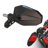 Rétroviseur d'embout de guidon Highsider pro Victory-X Force-Evo – noir – à l'unité