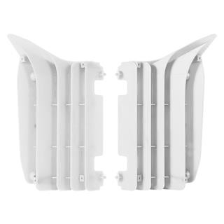 Cache radiateur Polisport blanc Yamaha YZ125/250 | Oxmoto