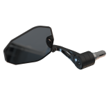 Rétroviseur d'embout de guidon Highsider pro Victory-X Force-Evo – noir – à l'unité