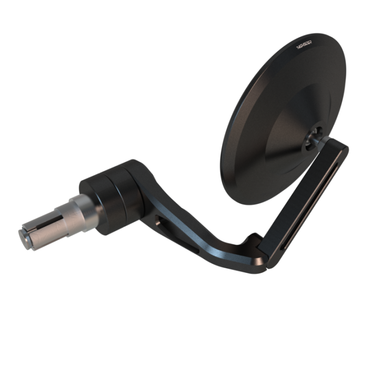 Rétroviseur d'embout de guidon Highsider pro Montana-BLAST Force-Evo – noir – à l'unité