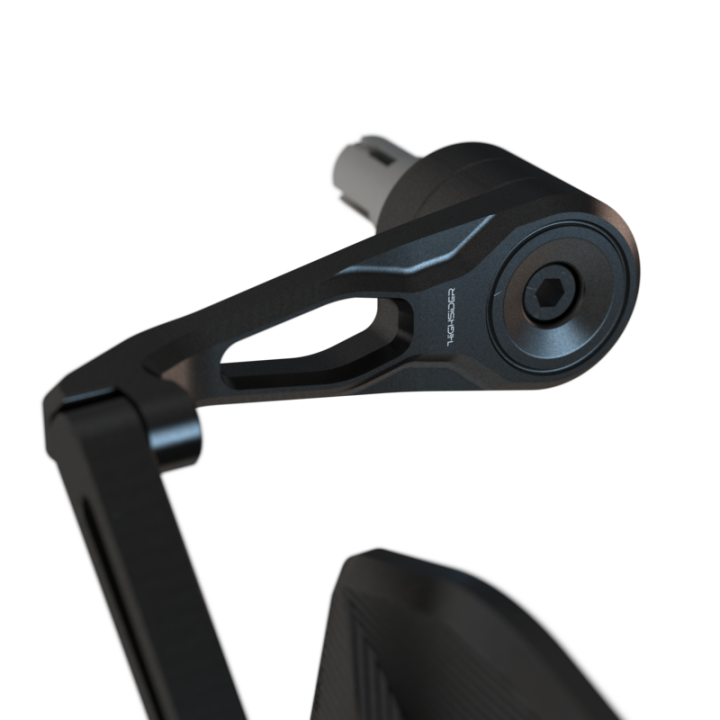 Rétroviseur d'embout de guidon Highsider pro Victory-X Force-Evo – noir – à l'unité