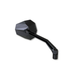 Rétroviseur de guidon Highsider pro Stealth -X2 avec clignotants LED - noir - la paire