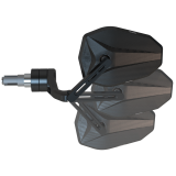 Rétroviseur d'embout de guidon Highsider pro Victory-X Force-Evo – noir – à l'unité