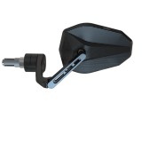 Rétroviseur d'embout de guidon Highsider pro Victory-X Force-Evo – noir – à l'unité