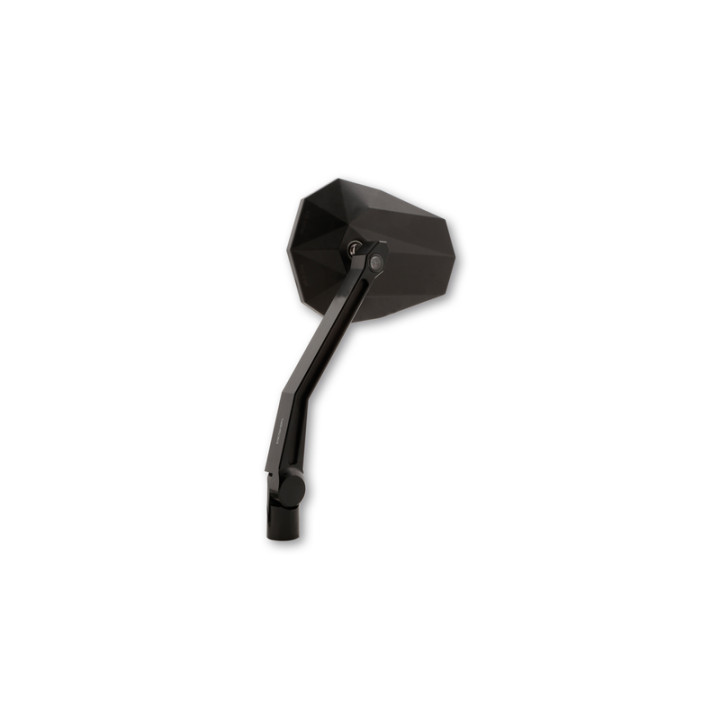 Rétroviseur de guidon Highsider pro Stealth -X2 avec clignotants LED - noir - la paire