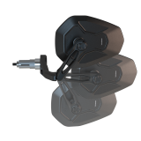 Rétroviseur d'embout de guidon Highsider pro Ventura droit – à l'unité
