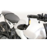Rétroviseur d'embout de guidon Highsider pro Victory avec clignotants LED