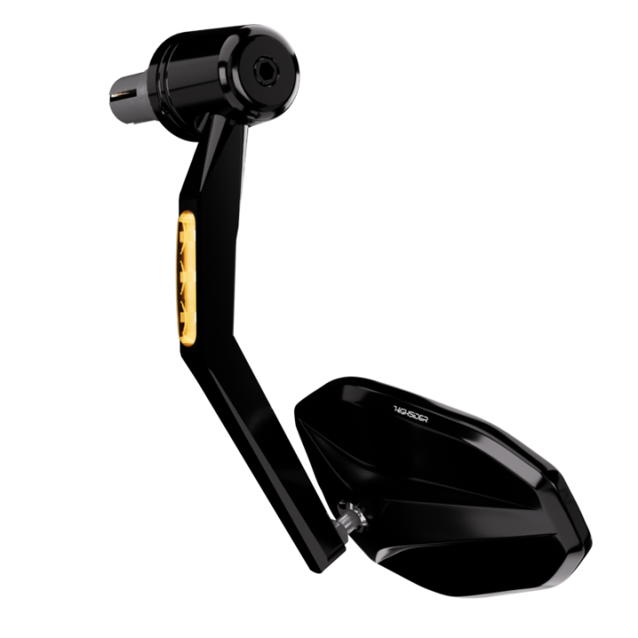 Rétroviseur d'embout de guidon Highsider pro Victory avec clignotants LED