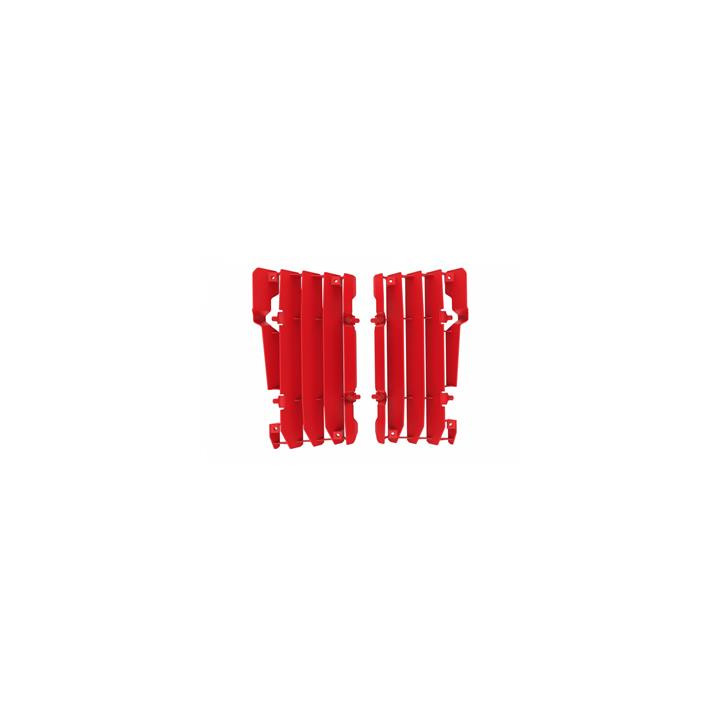 Cache radiateur Polisport rouge Beta | Oxmoto