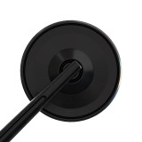 Rétroviseur de guidon Highsider smart Circula-S – noir mat – à l'unité