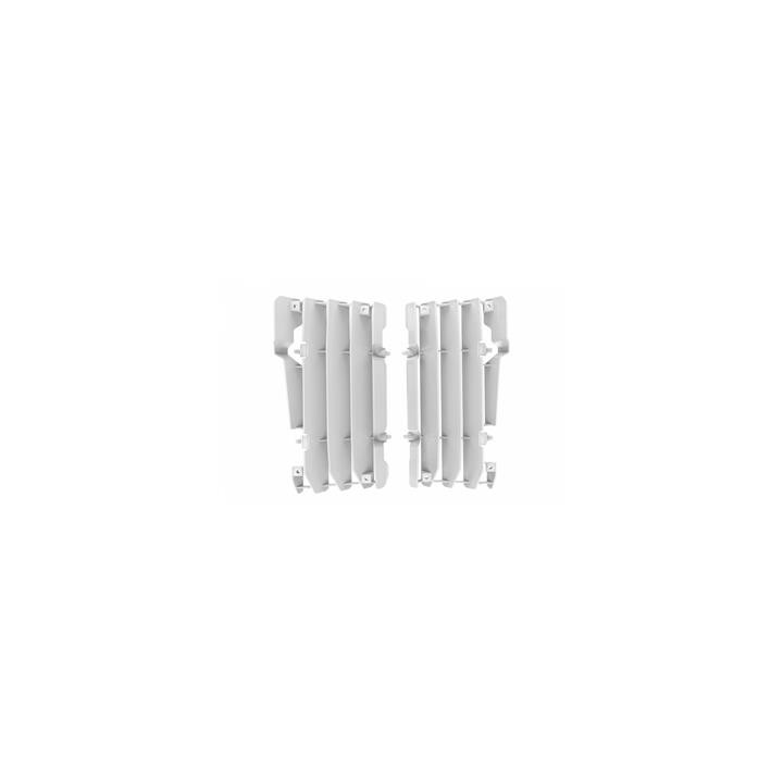 Cache radiateur Polisport blanc Beta | Oxmoto