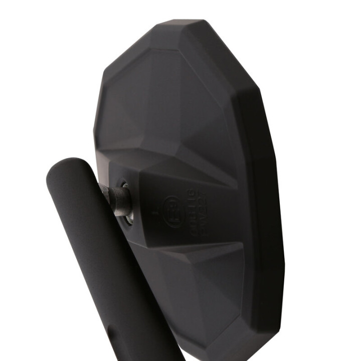 Rétroviseur de guidon Highsider smart Straight-XL - noir
