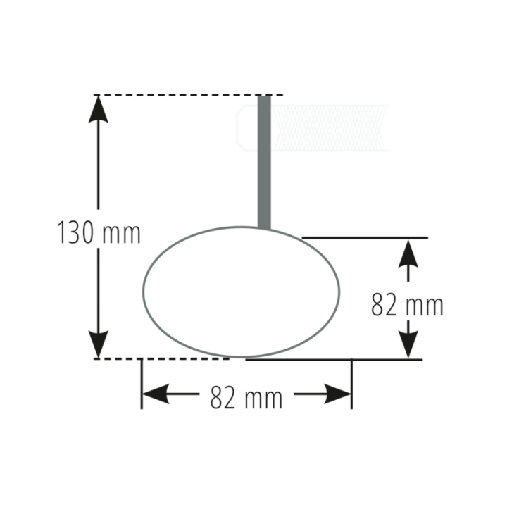 Rétroviseur d'embout de guidon Highsider smart rond - noir 301-071