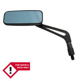 Rétroviseur de guidon Highsider smart carré - noir | Oxmoto
