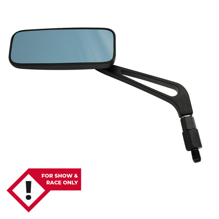 Rétroviseur de guidon Highsider smart carré - noir | Oxmoto