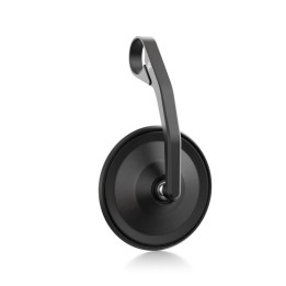 Rétroviseur d'embout de guidon Highsider smart Circula-S long – noir mat – à l'unité
