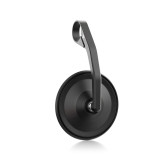 Rétroviseur d'embout de guidon Highsider smart Circula-S long – noir mat – à l'unité