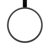 Rétroviseur d'embout de guidon Highsider smart Circula-S long – noir mat – à l'unité
