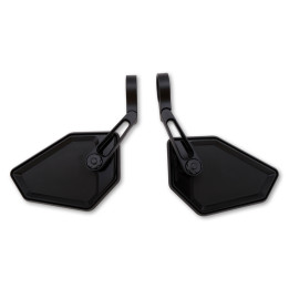 Rétroviseur d'embout de guidon Highsider pro Nova-Race - noir