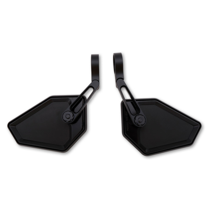 Rétroviseur d'embout de guidon Highsider pro Nova-Race - noir