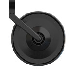 Rétroviseur d'embout de guidon Highsider smart Circula-S court – noir mat – à l'unité