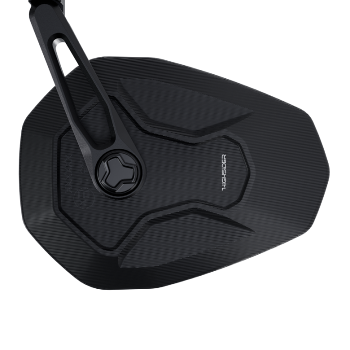 Rétroviseur d'embout de guidon Highsider pro Ventura-RS Evo court - noir