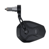 Rétroviseur d'embout de guidon Highsider pro Ventura-RS Evo court - noir