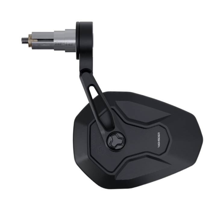 Rétroviseur d'embout de guidon Highsider pro Ventura-RS Evo court - noir
