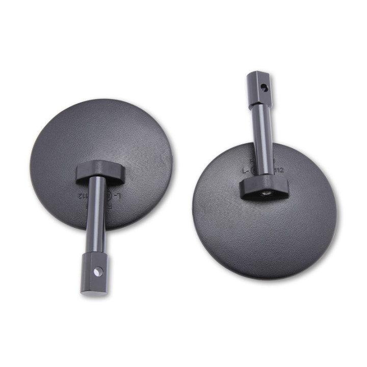 Rétroviseur d'embout de guidon Highsider smart Superbike - noir 301-077